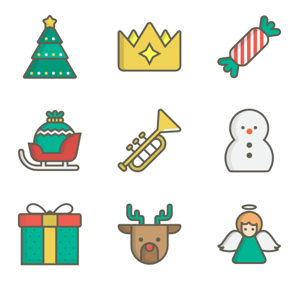 600x564 Winter Icons