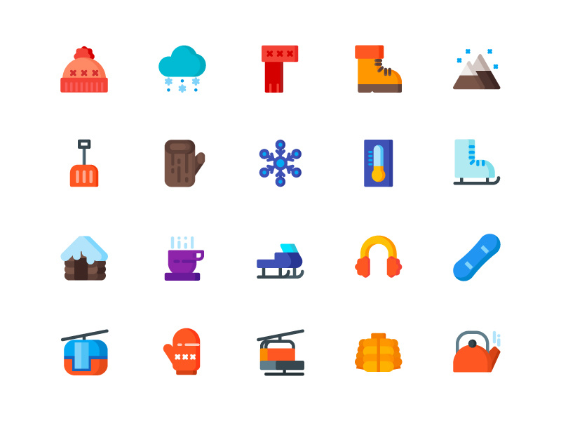 800x600 Winter Icons