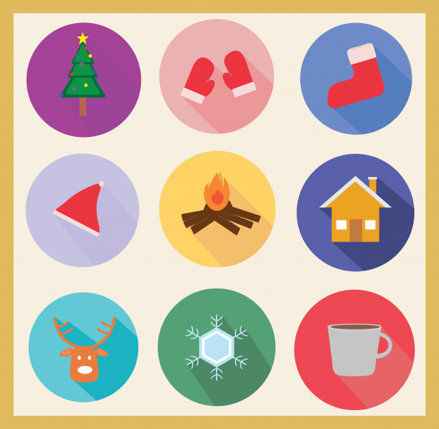 626x611 Winter Icon Set Vector Free Download