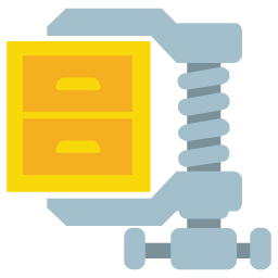 256x256 Win Zip Folder Icon, Winzip Icon, Win Compression Icon Creativefolders