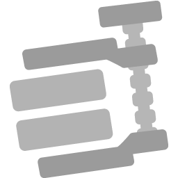 256x256 Winzip Grey Icon Download Easyeasy Icons Iconspedia