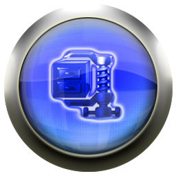 256x256 Winzip, Blue Icon Classic Blue Icon Sets Icon Ninja