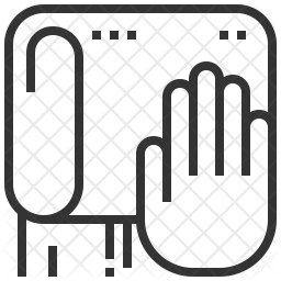 256x256 Wipe Icon Of Line Style