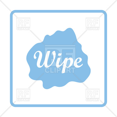 400x400 Blue Frame Design Of Wipe Cloud Icon Vector Image Of Icons