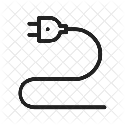 256x256 Electric Wire Icon Of Line Style