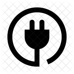 256x256 Wire Icon Of Glyph Style