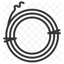 256x256 Wire Icon Of Line Style