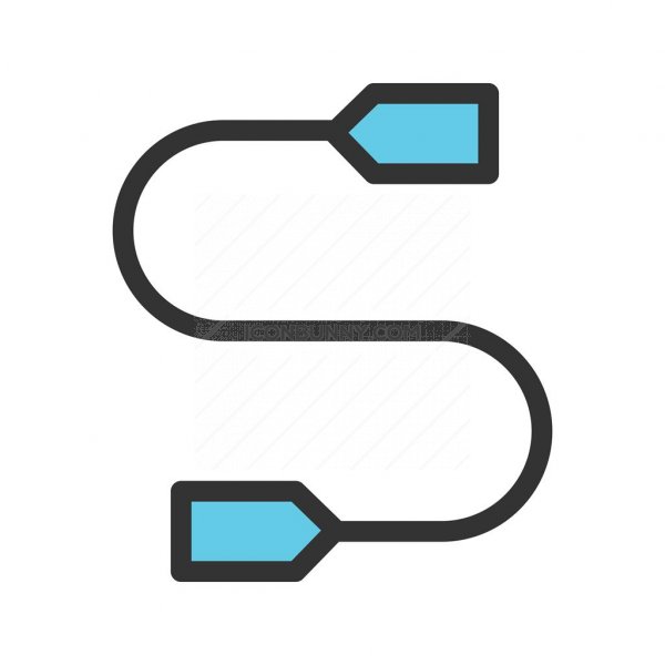 600x600 Connector Wire Line Filled Icon