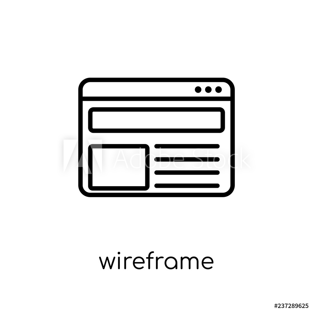 1000x1000 Photo Art Print Wireframe Icon Europosters