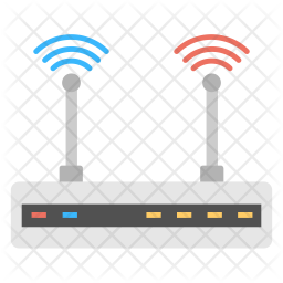 256x256 Wireless Access Point Icon Of Flat Style