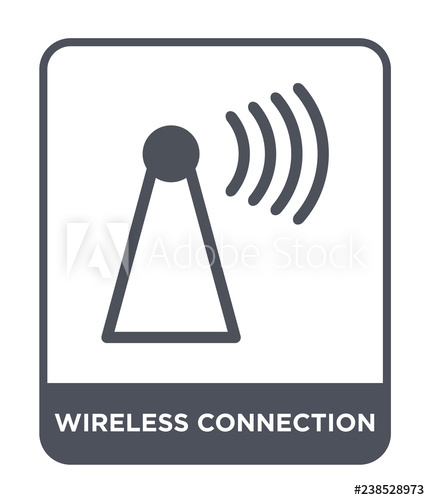 430x500 Wireless Connection Icon Vector