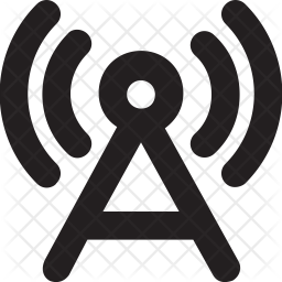 Wireless Network Icon Of Line Style 256x256 Wireless Network Icon Of Line Style