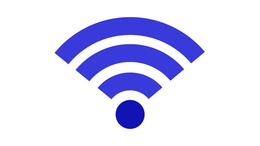 Wireless Network Icon Wi Fi Symbol Stock Footage Video 852x480 Wireless Network Icon Wi Fi Symbol Stock Footage Video