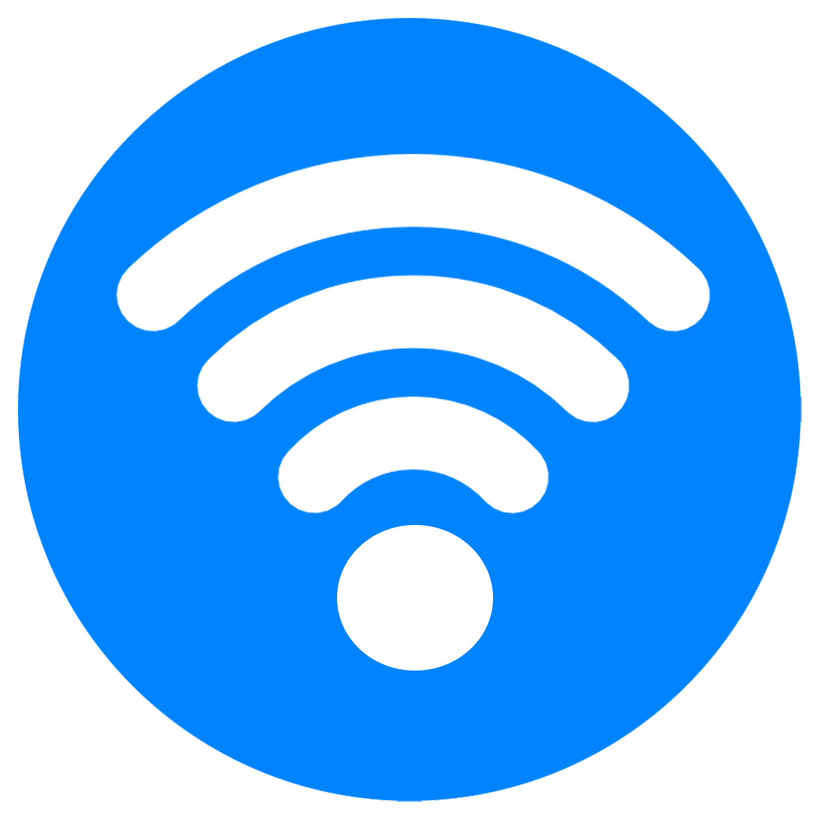 1181x1181 Wifi Icon Blue Png Image