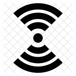 256x256 Wireless Icon Of Glyph Style