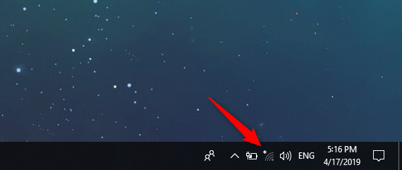 Wireless Icon Windows 10