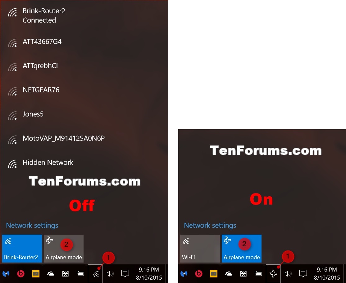 1114x913 Turn On Or Off Airplane Mode In Windows Tutorials