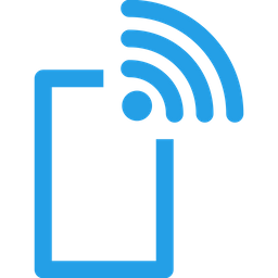 256x256 Mobile, Wifi, Wireless, Internet, Data, Connection, Hotspot Icon