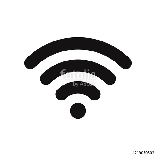 500x500 Wifi Signal Icon Vector Wireless,internet Symbol Stock Image