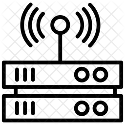 256x256 Wireless Internet Icon Of Line Style