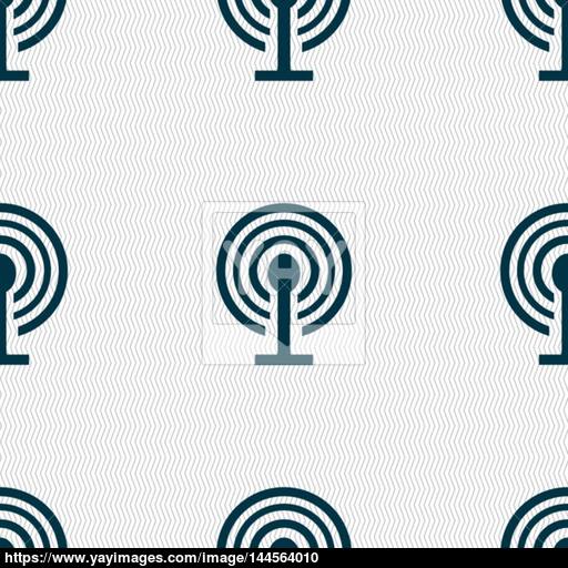 512x512 Wifi Sign Wi Fi Symbol Wireless Network Icon Zone Seamless