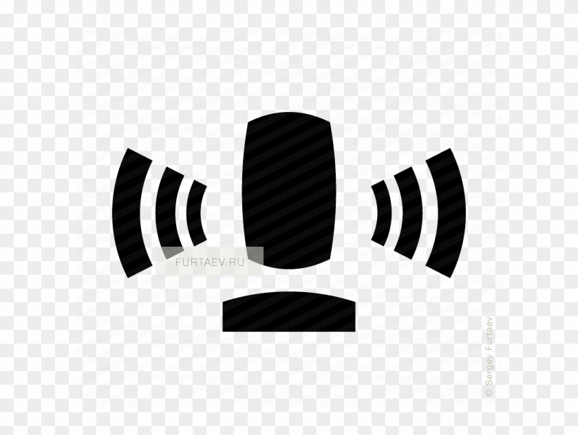 840x633 Vector Icon Of Wireless Signal Going From Microphone