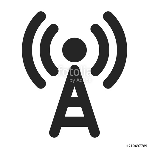 500x500 Wireless Signal Icon Stock Image And Royalty Free Vector