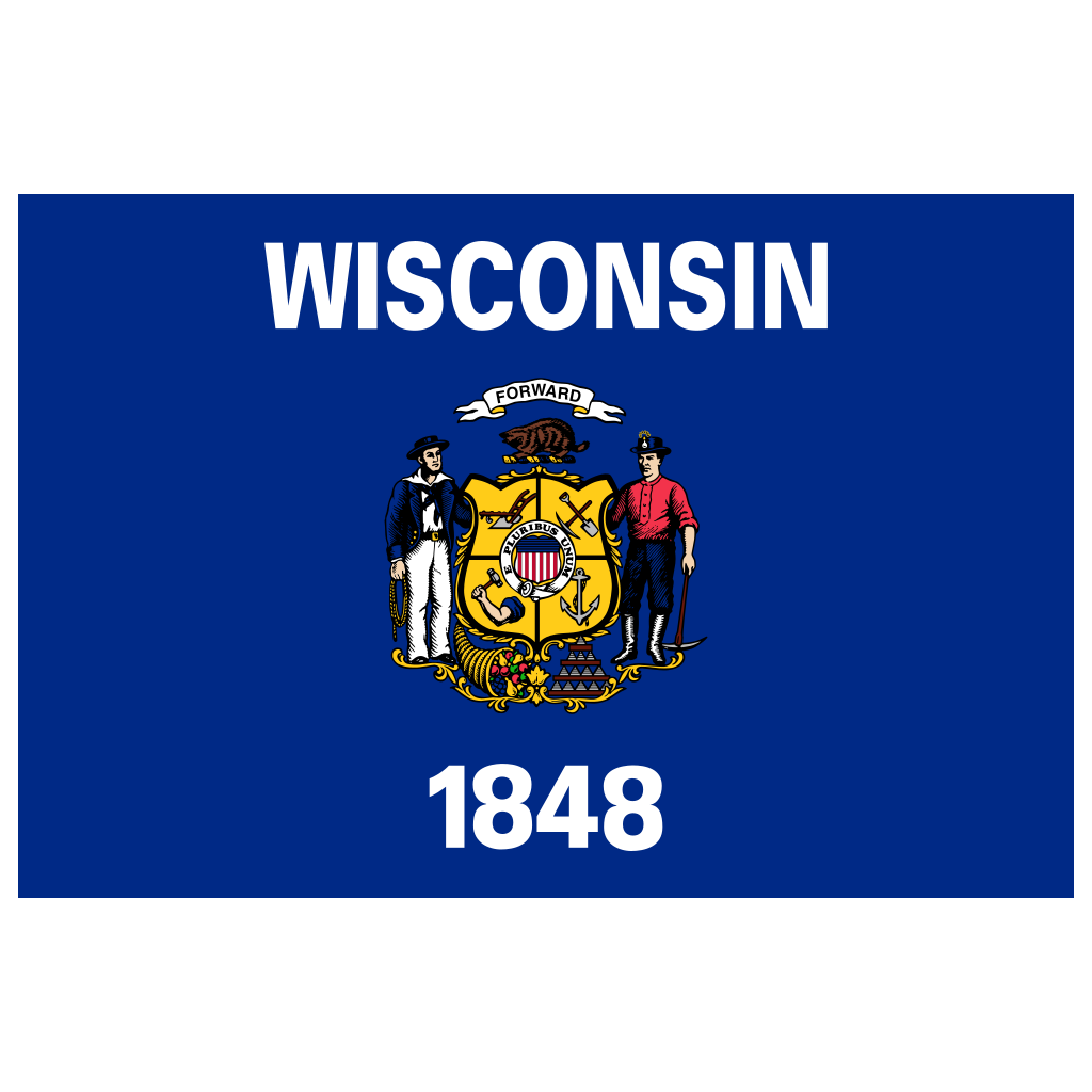 1024x1024 Us Wi Wisconsin Flag Icon