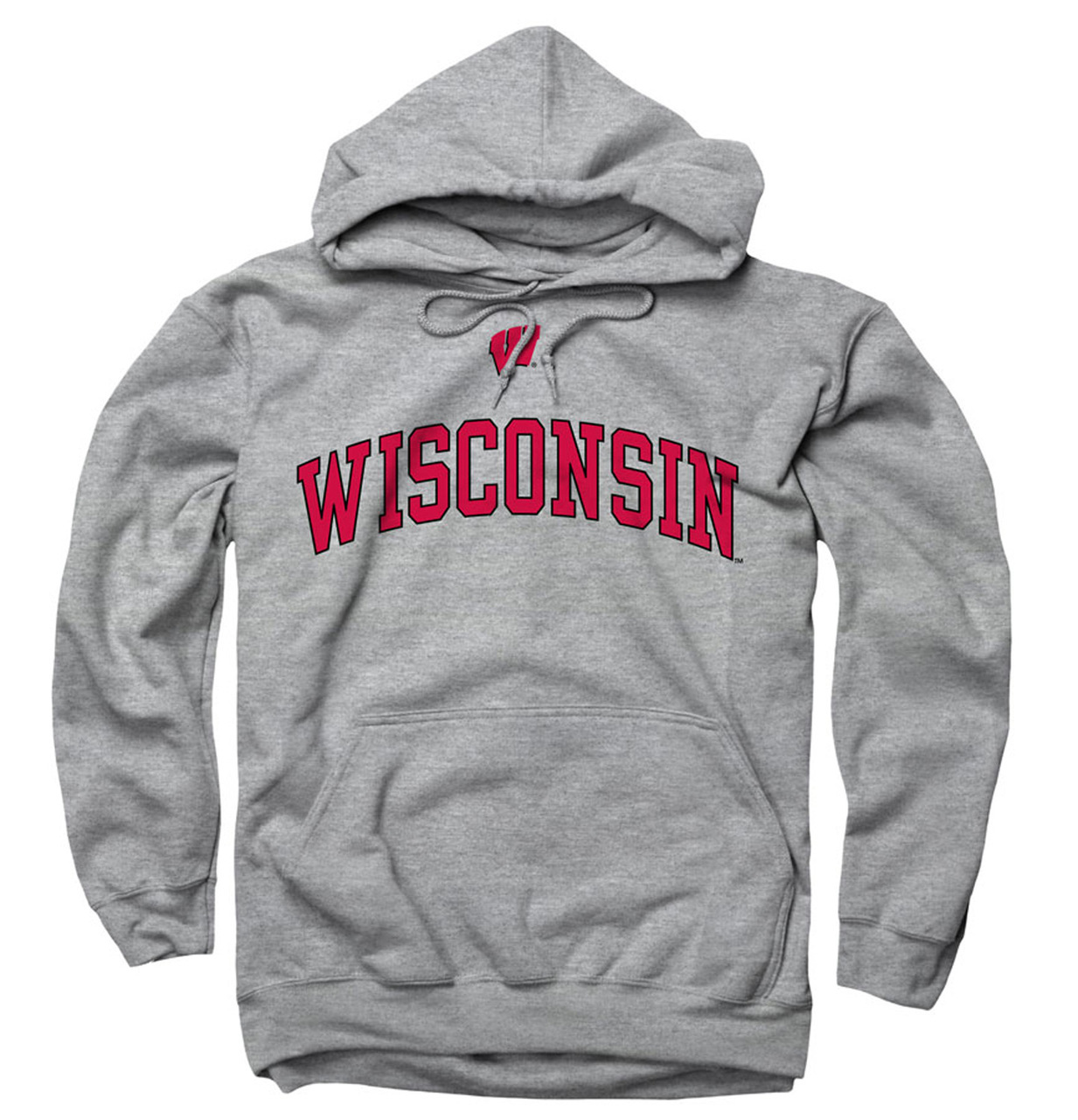 1233x1280 Wisconsin Badgers Icon Arch Hooded Sweatshirt