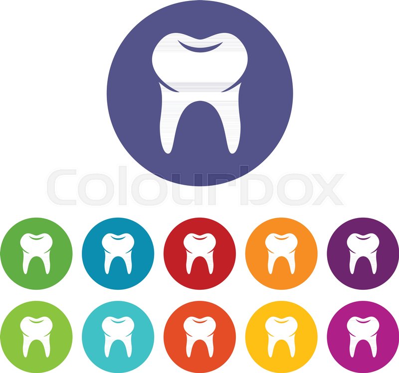 800x749 Wisdom Tooth Icon Simple Illustration Stock Vector Colourbox