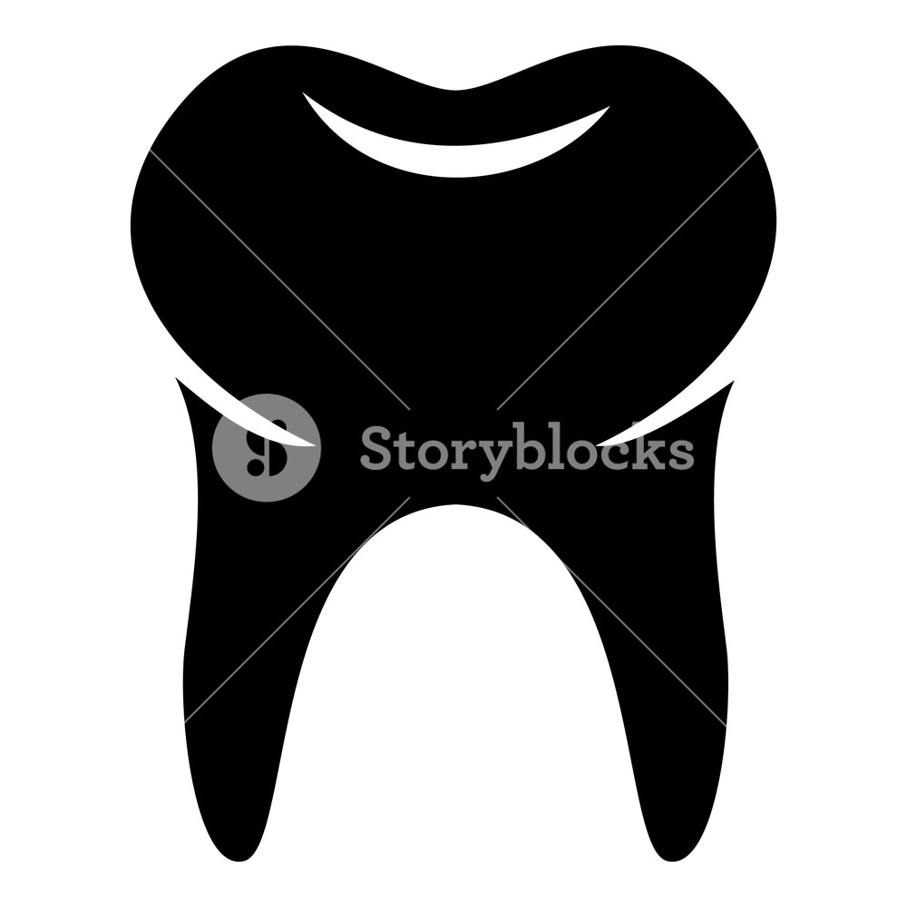 1000x1000 Wisdom Tooth Icon Simple Illustration Of Wisdom Tooth Vector Icon