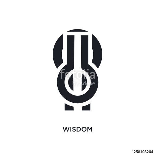 500x500 Wisdom Isolated Icon Simple Element Illustration From Zodiac