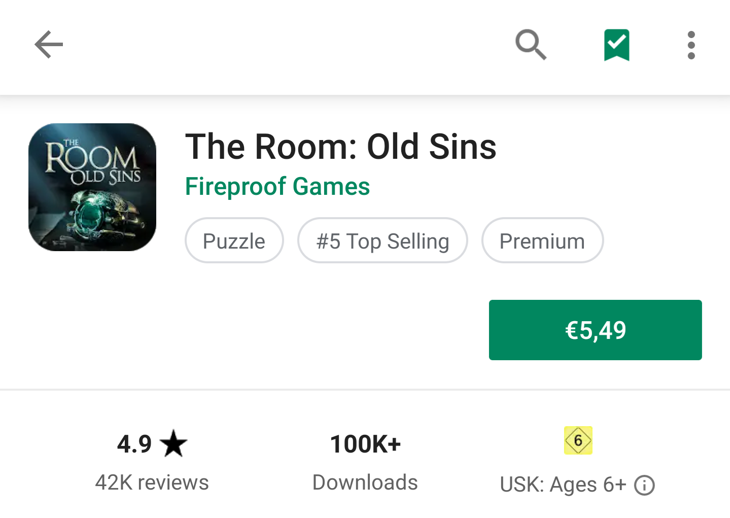 1439x1021 Play Store Is Testing A More Easily Accessible Wishlist Button
