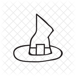256x256 Witch Hat Icon Of Doodle Style