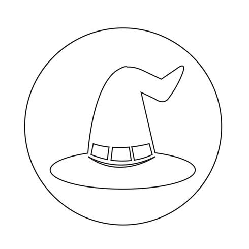 490x490 Halloween Witch Hat Icon