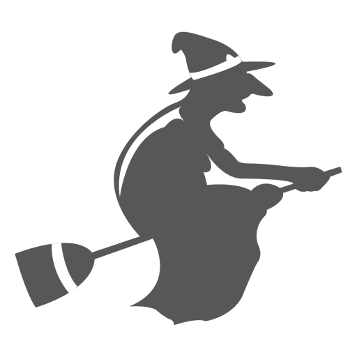 512x512 Witch On Broom Icon