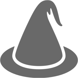 256x256 Dim Gray Witch Icon