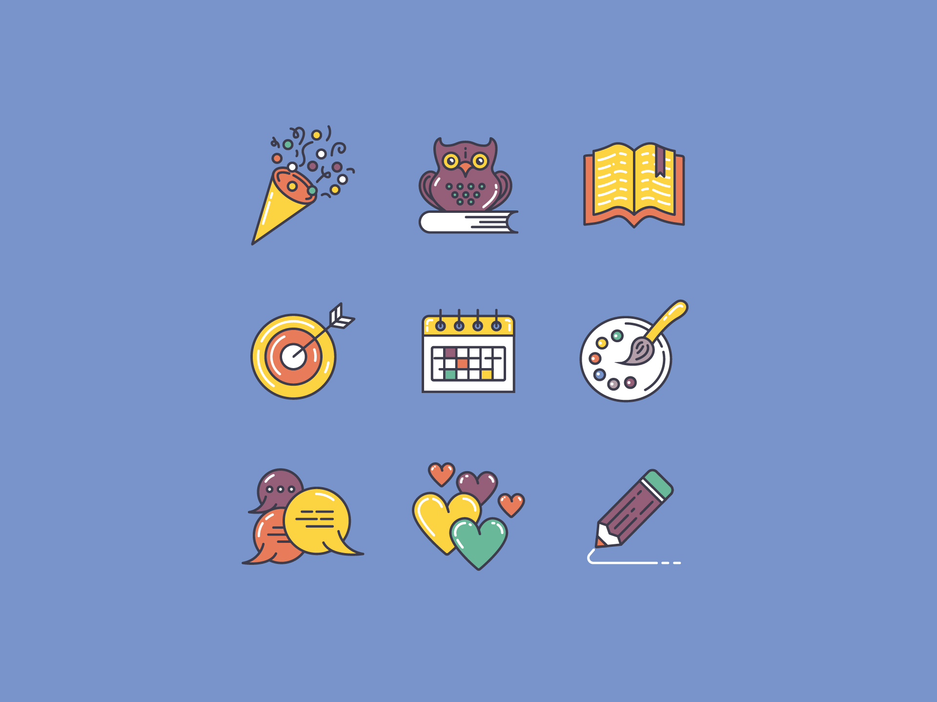 Education Icon Set Design 1920x1438 Education Icon Set Design