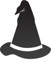 178x250 Wizard Hat Icon Sticker