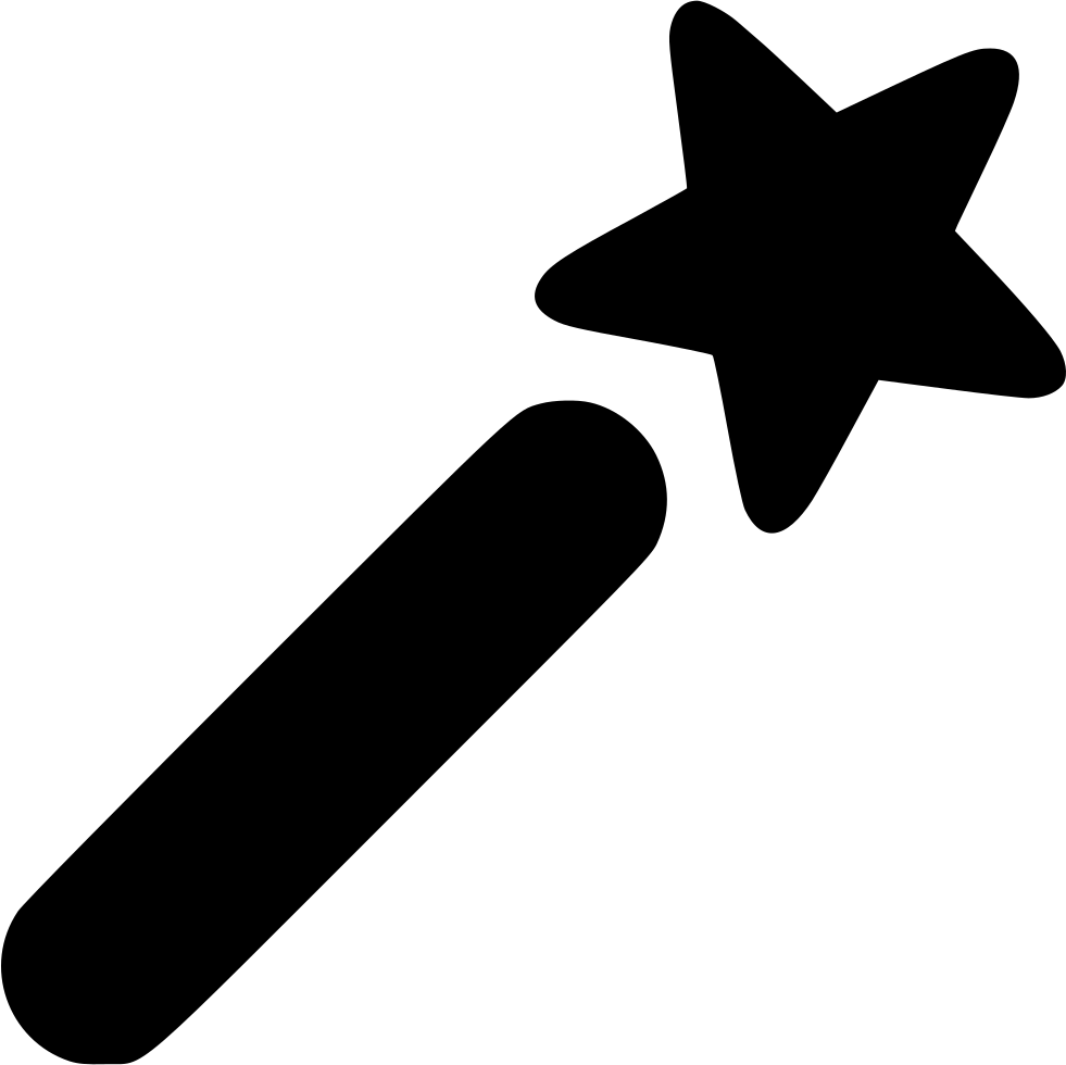 981x980 Magic Wand Star Wizard Png Icon Free Download