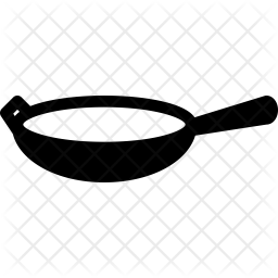 256x256 Wok Handle Icon Of Glyph Style