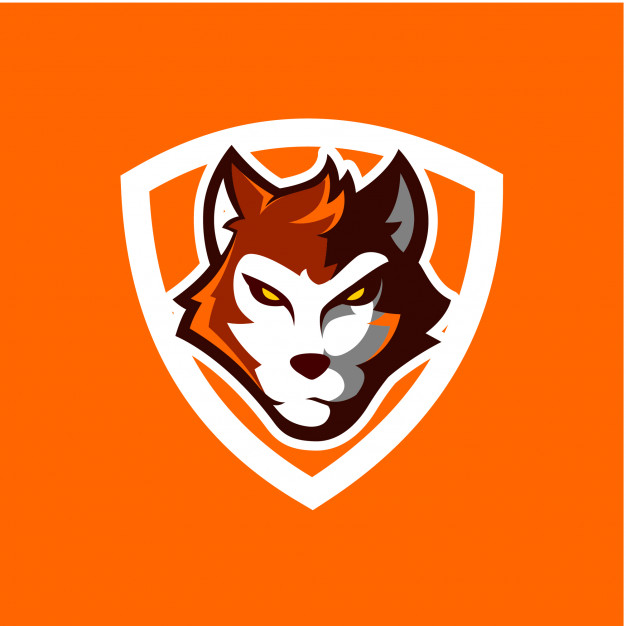626x626 Shield Wolf Icon Vector Premium Download