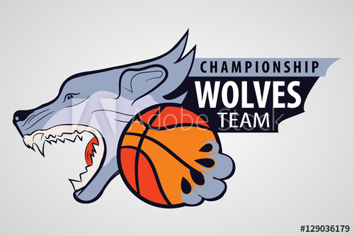 500x333 Wolf Head With The Ball In His Paws Sporting The Emblem