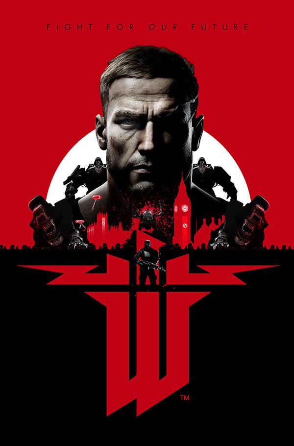 600x910 Wolfenstein, Video Game Art