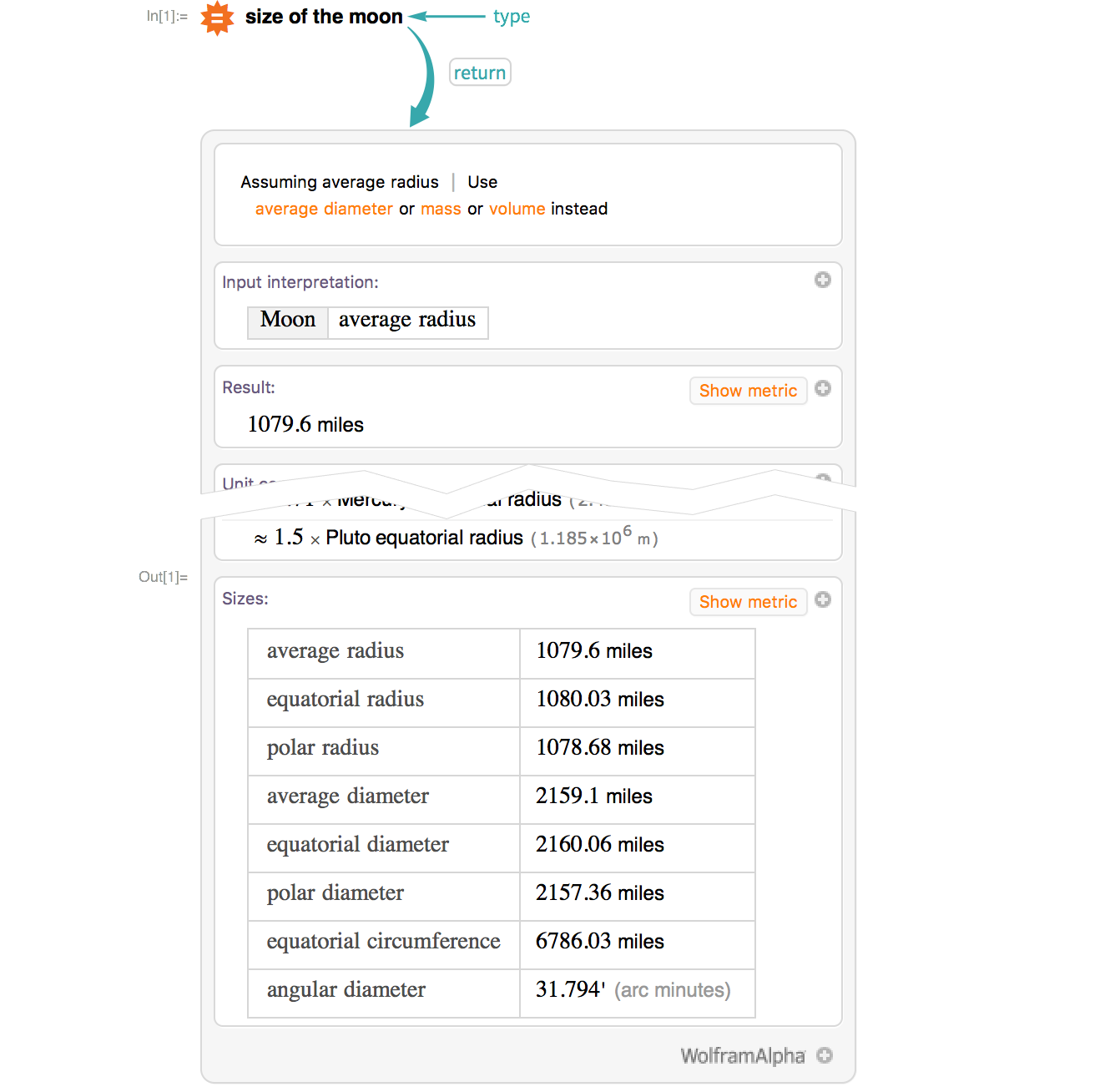 wolframalpha notebook