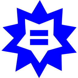 256x256 Blue Wolfram Alpha Icon