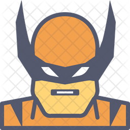 256x256 Wolverine Icon Of Colored Outline Style