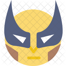 256x256 Wolverine Icon Of Flat Style