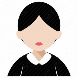 256x256 Girl With Round Face Icon
