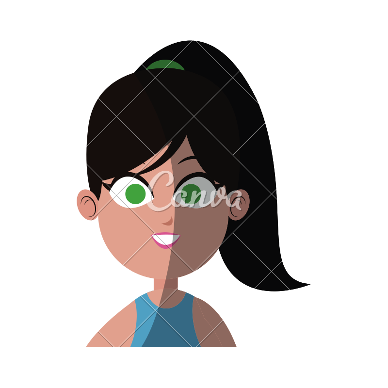 800x800 Woman Face Icon